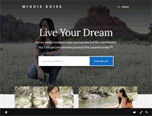 Tablet Screenshot of mindiekniss.com